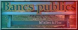 bancs publics, public benches